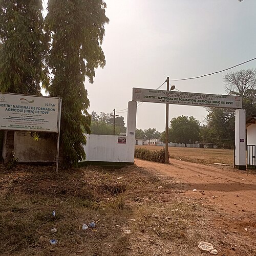 Institut national de formation agricole de Tové, Kpalimé
